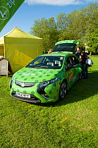 Zipcars, &#39;Wheels when you want them&#39;, car sharing scheme, Camden now London Green Fair, UK June 2012