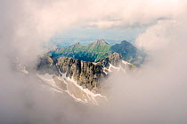 Lomnicks Peak, 26345m, one of the highest mountain peaks in the High Tatras mountains of Slovakia June 2012.