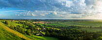 Panoramic view of Corton Denham, Somerset, UK August 2012 - LARGER FILES ARE AVAILABLE
