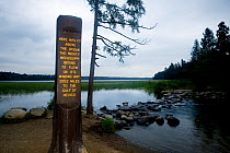 Head waters of the Mississippi River in Itasca State Park. Minnesota, USA, September 2011