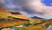 Stream running through Cummeednduff Glen to Cummeenduff lough, Killarney, County Kerry, Republic of Ireland, November 2011