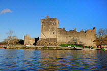 Ross castle, Lough Lean lower, Killarney national park, County Kerry, Republic of Ireland, October