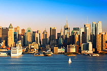 View of Midtown Manhattan across the Hudson River, New York, USA, October 2011