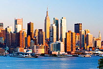 View of Midtown Manhattan across the Hudson River, New York, USA October 2011