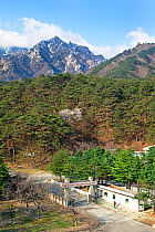 Gateway into Kumgang mountains, Democratic Peoples' Republic of Korea (DPRK), North Korea, 2012