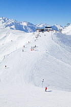 Ski pistes and chairlift station at St Anton am Arlberg, Tirol, Austria, 2008