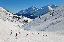 Resort mountains and ski at St Anton am Arlberg, Tirol, Austria, 2008