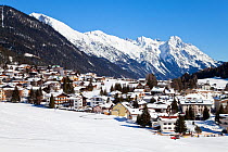 View towards St Jakob at St Anton am Arlberg, Tirol, Austria, 2008
