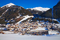 Ischgl in winter, Tyrol, Austria, 2009