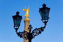 Siegessaule monument, also know as the Victory Column the monument was constructed to commemorate the German victories over Denmark in 1864, Austria is 1866 and France in both 1870 and 1871, Berlin, G...