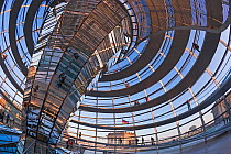 Interior of Reichstag Parliament building, Berlin, Germany, 2007