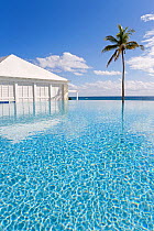 Infinity pool at luxury resort along the South Coast, Bermuda, 2007. No release available.