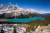 Peyto Lake, coloured by glacial silt, Banff-Jasper National Parks, Canada, 2007