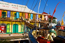 Heritage Quay shopping district in St. John's, Antigua, Antigua and Barbuda, Leeward Islands, Lesser Antilles, Caribbean, West Indies 2008