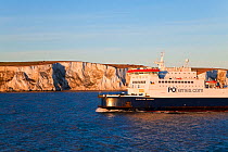 White cliffs of Dover viewed from cross channel ferry, Kent, UK 2009