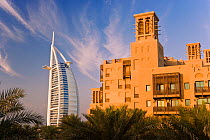 Mina A Salam resort and the iconic Burj Arab hotel, Dubai, United Arab Emirates 2007