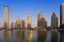 Dubai Marina skyline, Dubia, United Arab Emirates 2007