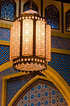 Persia Court detail of hanging lantern, Ibn Battuta Shopping Mall, Dubai, United Arab Emirates, 2007