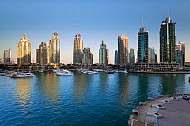 View across Dubai Marina, Dubai, United Arab Emirates 2011