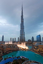 The Burj Khalifa, completed in 2010, the tallest man made structure in the world, Dubai, United Arab Emirates 2011