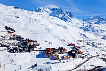 Les Menuires ski resort (1800m) in the Three Valleys, Les Trois Vallees, Savoie, French Alps, France 2009