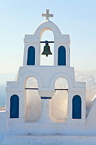 Church tower, Oia (La), Santorini (Thira), Cyclades Islands, Aegean Sea, Greece, 2010