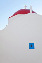 Traditional white Church, Mykonos (Hora), Cyclades Islands, Greece, 2010
