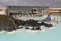 The Blue Lagoon, Iceland's most famous tourist attraction is located among the black lava flows outside Reykjavik. The geothermal spa owes its existence to the Svartsengi geothermal power plant powere...