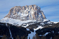 The Sassolungo (Langkofel) mountain, Val di Gardena, Trentino-Alto Adige, Dolomites, South Tirol (South Tyrol), Italy, 2009