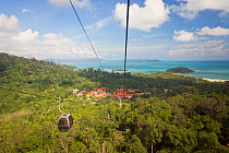 Langkawi cable car to the top of Mount Gunung Machinchang (708m), with views of Langkawi and the Andaman Sea, Pulau Langkawi, Langkawi Island, Malaysia 2008