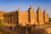 Djenne Mosque, the largest mud structure in the world, Djenne is a UNESCO World Heritage Site, Niger Inland Delta, Mopti Region, Mali 2006
