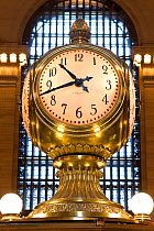 The clock in Grand Central Station, Manhattan, New York City, USA