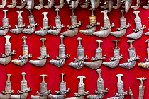 Traditional Omani Khandjar Daggers sold in Mutrah Souq, Mutrah, Muscat, Oman 2007