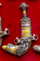 Traditional Omani Khandjar Dagger sold in Mutrah Souq, Mutrah, Muscat, Oman 2007