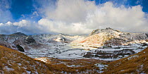 Langdale Pikes from Side Pike, Lake District National Park, Cumbria, UK November 2008