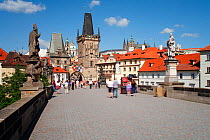 Charles Bridge, UNESCO World Heritage Site, Prague, Czech Republic, 2011