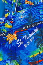 Colourful shirts for sale in the outdoor market, Charlotte Amalie, St Thomas, US Virgin Islands, Leeward Islands, Lesser Antilles, Caribbean, West Indies 2008