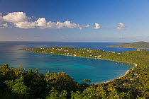 Elevated view over Magens Bay, the most famous beach on St. Thomas, US Virgin Islands, Leeward Islands, Lesser Antilles, Caribbean, West Indies 2008