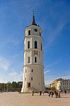 Vilnius Cathedral and the 57m tall Belfry Tower, Vilnius, Lithuania, Baltic States, CIS 2008