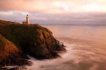 North Head Lighthouse in Cape Disappointment State Park. Washington, USA, August 2012.