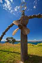Memorial to the Rainbow Warrior, Cavalli Islands, New Zealand, February 2013
