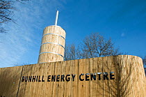 Bunhill Energy Centre, uses heat created when producing electricity to provide heat to local homes, and providing combined heat and power (CHP). The enclosure is built from sustainably sourced green o...