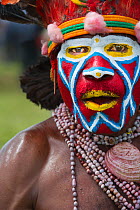 Roika Waria Sing-sing group from Hagen at the Hagen Show in Western Highlands Papua New Guinea. August 2011