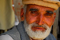 Portrait of a Balti man, Skardu, Pakistan, July 2007.