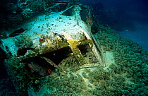 Wreck of 'Kawanishi H8K' (Codename: 'Emily' by the Allies) Japanese flying boat. Shortland Islands, Solomons.