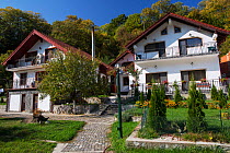 B&B 'Casa Natura' offering accommodation for tourists visiting Baile Herculane and Domogled Valea Cernei National Park, Southern Carpathians, Caras-Severin, Romania, October 2012