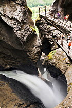 Trummelbach Falls, Lauterbrunnen, Bernese Oberland, Switzerland, June 2012.