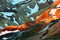 Rhiolite mountains. Landmannalaugar, Iceland. June 2008
