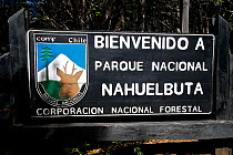 Entrance of Nahuelbuta National Park, Chile, December 2012