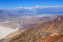 Death Valley with Badwater salt pan from Danteâs View, Death Valley National Park, California, USA, November 2012